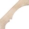 Ekena Millwork 3 1/2"W x 20"D x 20"H Balboa Smooth Knee Brace, Douglas Fir BRC04X20X20BOA00SDF - alternate 4